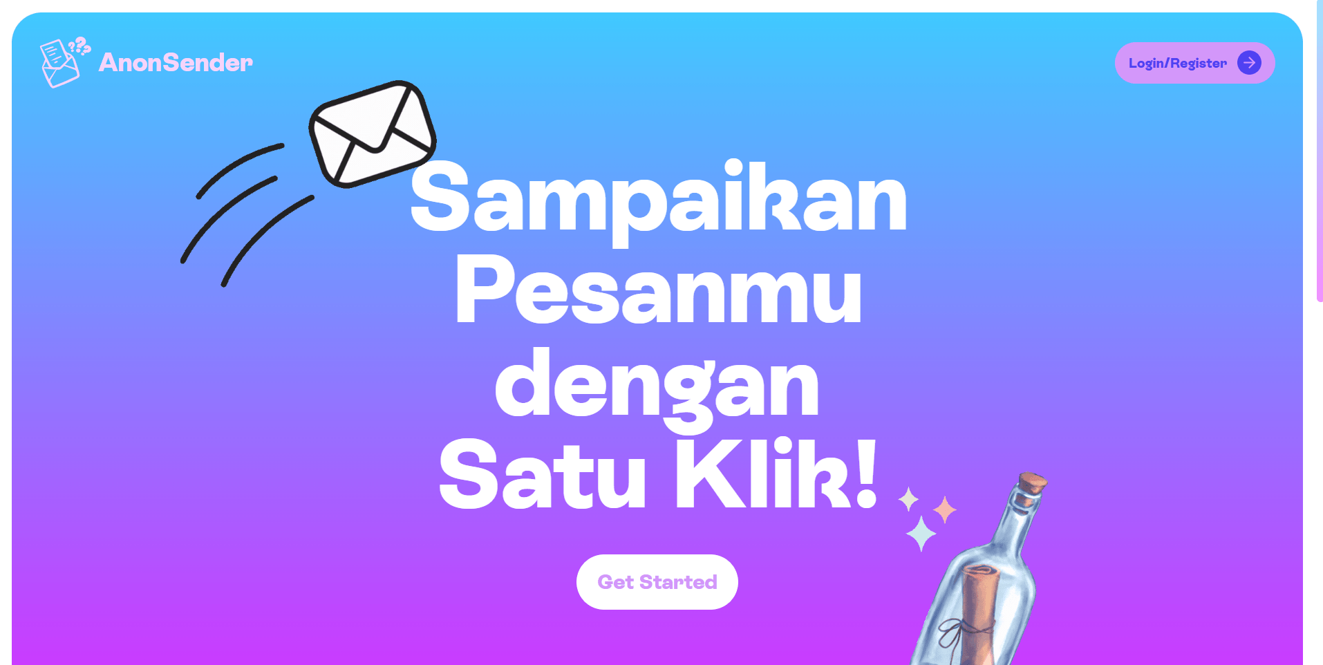 AnonSender - Platform Pesan Anonim preview 1